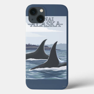 Orca Whales #1 - Kenai, Alaska iPhone 13 Case