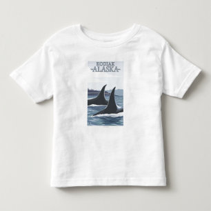 Orca Whales #1 - Kodiak, Alaska Toddler T-shirt
