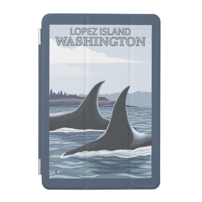 Orca Whales #1 - Lopez, Washington iPad Mini Cover (Front)