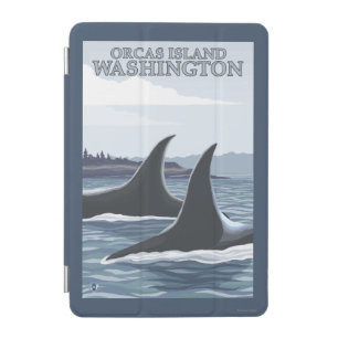 Orca Whales #1 - Orcas Island, Washington iPad Mini Cover
