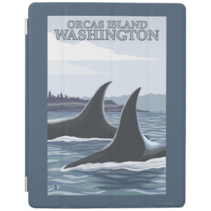 Orca Whales #1 - Orcas Island, Washington iPad Smart Cover