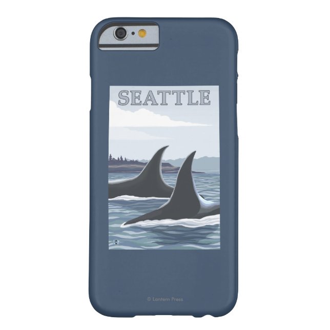 Orca Whales #1 - Seattle, Washington Case-Mate iPhone Case (Back)