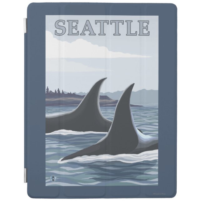 Orca Whales #1 - Seattle, Washington iPad Smart Cover (Front)