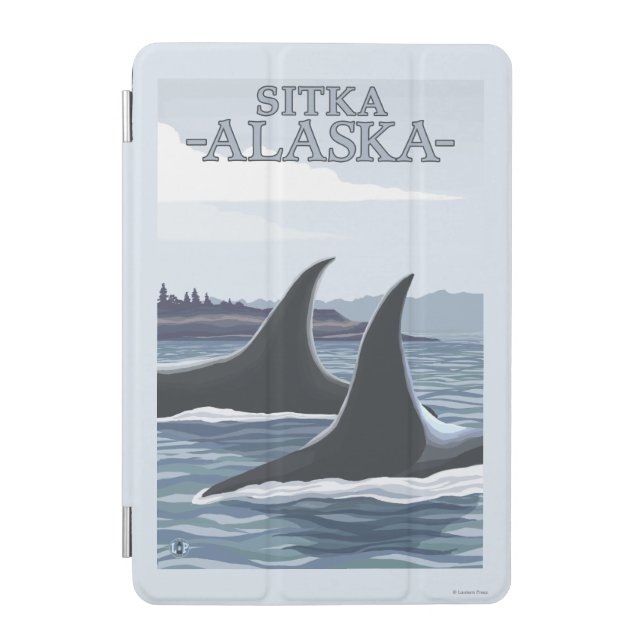 Orca Whales #1 - Sitka, Alaska iPad Mini Cover (Front)
