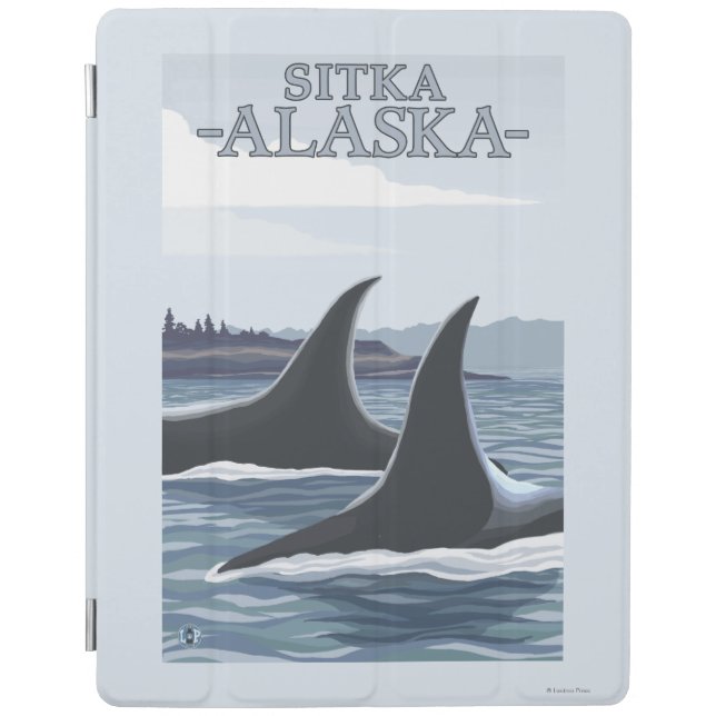 Orca Whales #1 - Sitka, Alaska iPad Smart Cover (Front)
