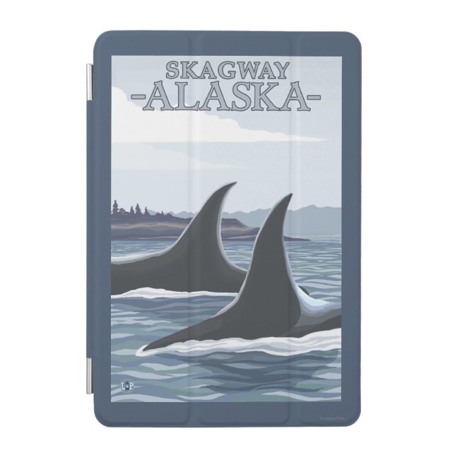 Orca Whales #1 - Skagway, Alaska iPad Mini Cover (Front)