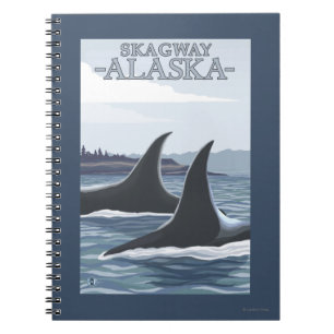 Orca Whales #1 - Skagway, Alaska Notebook