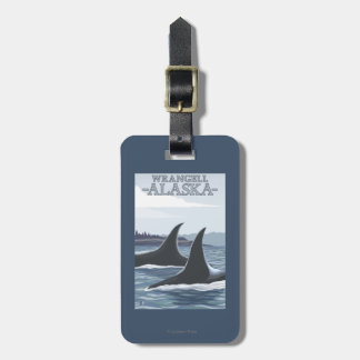 Orca Whales #1 - Wrangell, Alaska Luggage Tag