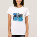 Orca Whales Ladies T-Shirt