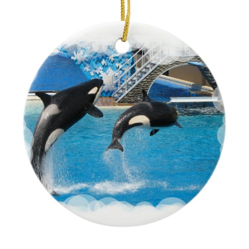 Orca Whales Ornament