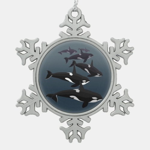 Orca Whales Ornament Personalized Whale Ornament