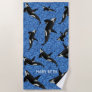 Orca Wild | Personalized Killer Whale Beach Towel