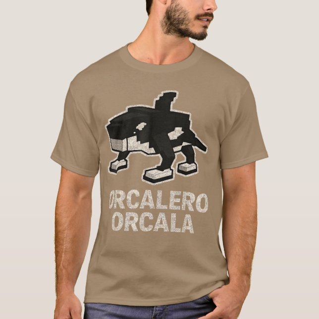 Orcalero Orcala Funny Italian Brainrot Gaming Meme T-Shirt (Front)