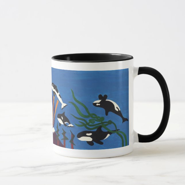 Orcas Ascending Mug (Right)
