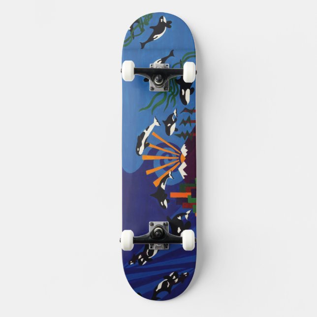 Orcas Ascending Skateboard (Front)