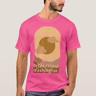 Orcas Island Wa Forest Mountains Hiking Climbing   T-Shirt