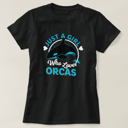 Orcas Killer Whales Birthday T_shirt