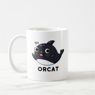 Orcat Funny Cat Orca Pun Coffee Mug