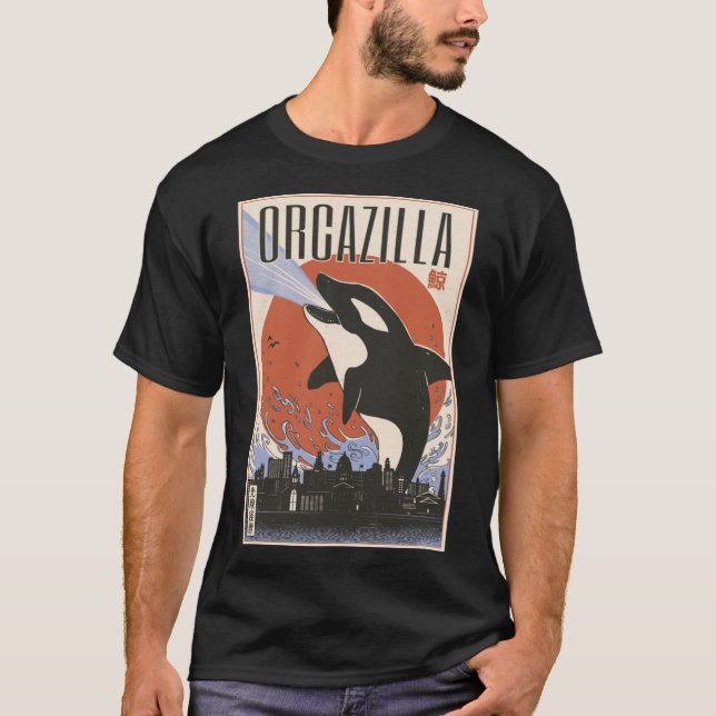 Orcazilla Asia Whale T-Shirt (Front)