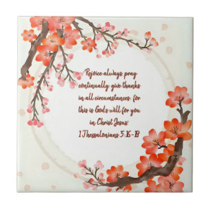 Orchard Bloom Branches  Ceramic Tile