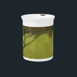 Orchard Cool Drink Pitcher<br><div class="desc">Orchard Obstgarten Orchard - Gustav Klimt Artist: Gustav Klimt Completion Date: 1896 Style: Symbolism Period: Early works Genre: landscape Technique: oil Material: board Dimensions: 39 x 28 cm Tags: flowers-and-plants, forests-and-trees</div>
