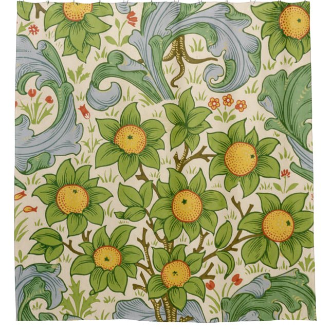 Orchard Dearle 1899 By William Morris Shower Curtain (Front)