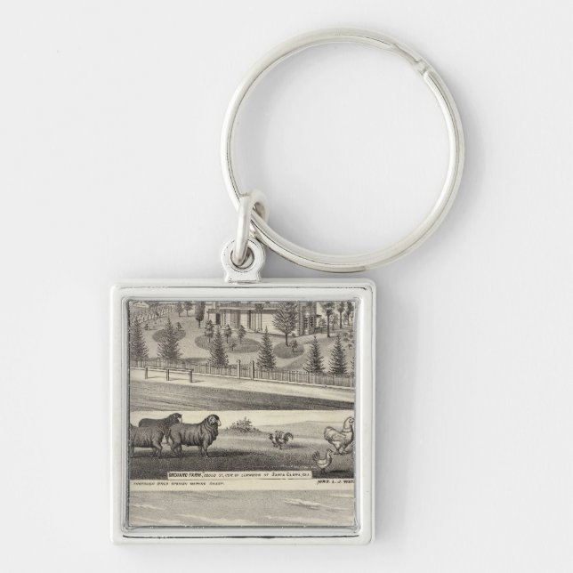 Orchard Farm, Somerville Lodge Keychain (Front)