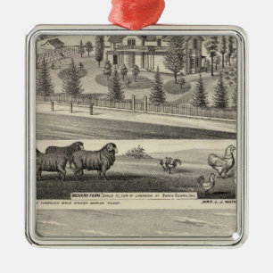 Orchard Farm, Somerville Lodge Metal Ornament