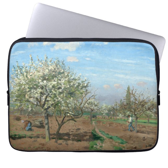 Orchard in Bloom, Louveciennes  Camille Pissarro  Laptop Sleeve (Front)
