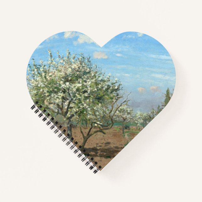 Orchard in Bloom, Louveciennes  Camille Pissarro  Notebook (Front)