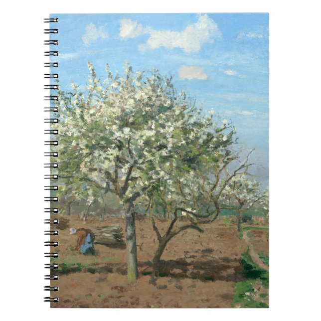 Orchard in Bloom, Louveciennes  Camille Pissarro  Notebook (Front)