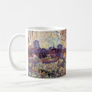 Orchard in Blossom, Arles by Vincent van Gogh Coffee Mug