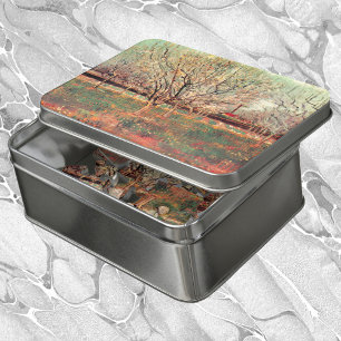 Orchard in Blossom, Plum Trees by Vincent van Gogh Jigsaw Puzzle