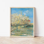 Orchard in Blossom | Vincent Van Gogh Poster<br><div class="desc">Orchard in Blossom (1888) by Dutch post-impressionist artist Vincent Van Gogh. Original artwork is an oil on canvas depicting a landscape of flowering trees.

Use the design tools to add custom text or personalize the image.</div>