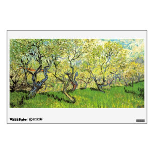 Orchard in Blossom. Vintage floral, Van Gogh Wall Decal