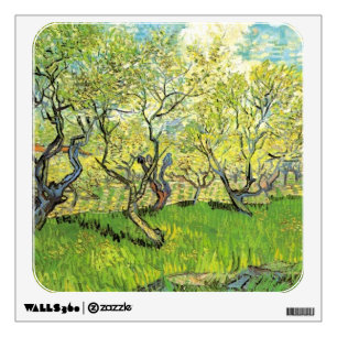 Orchard in Blossom. Vintage floral, Van Gogh Wall Sticker
