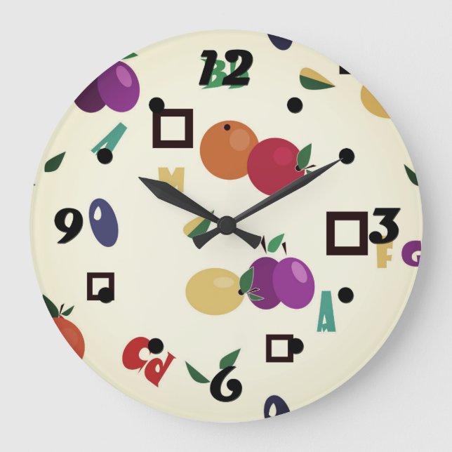 Orchard Large Clock (Front)