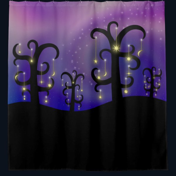 Orchard of Stars Shower Curtain