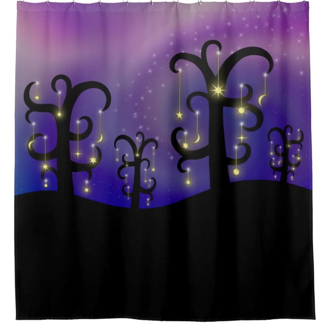 Orchard of Stars Shower Curtain (Front)