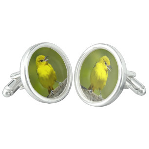 Orchard Oriole - Original Photograph Cufflinks