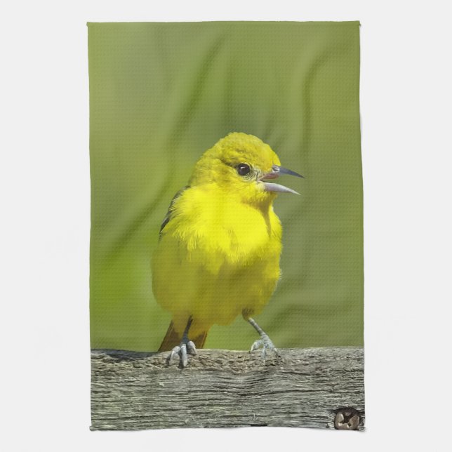 Orchard Oriole - Original Photograph Kitchen Towel (Vertical)