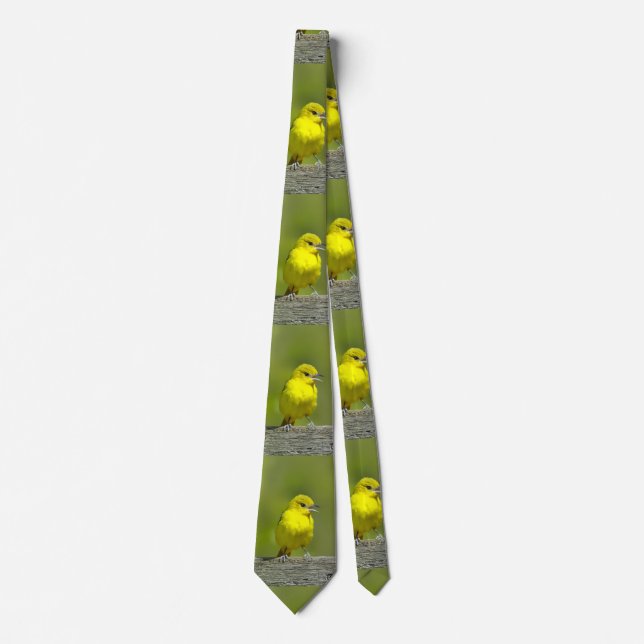 Orchard Oriole - Original Photograph Neck Tie (Front)