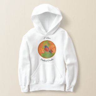 Orchard Oriole Songbird Painting Original Bird Art Hoodie