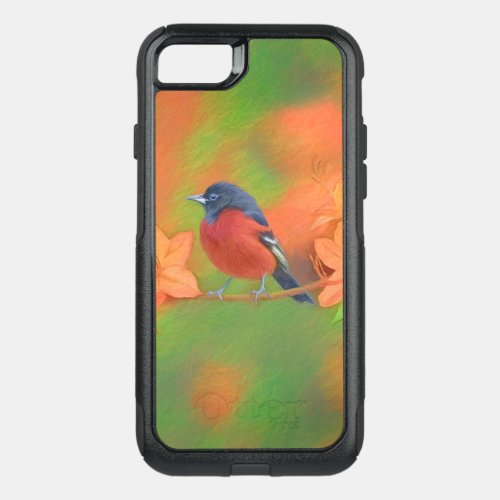 Orchard Oriole Songbird Painting Original Bird Art OtterBox Commuter iPhone SE87 Case