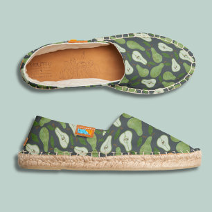 Orchard Pear Fruit pattern Espadrilles
