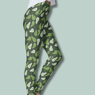 Orchard Pear Fruit pattern Leggings