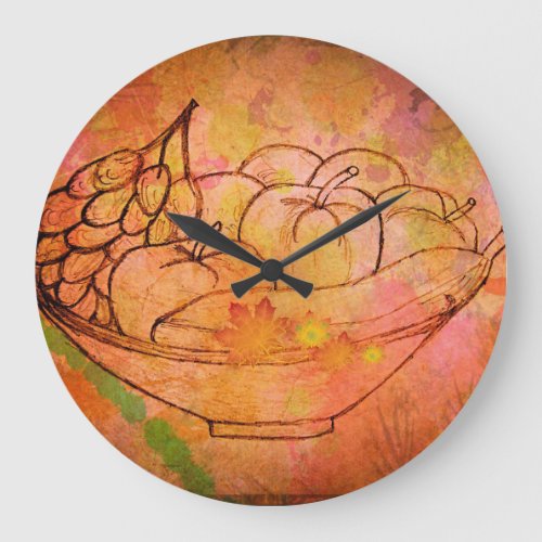 Orchard Timepiece Fruitful Hours Wall Clock