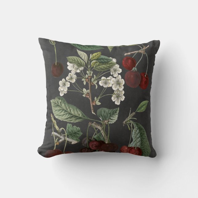 Orchard Varieties I Throw Pillow (Front)