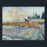 Orchard with cypress by Vincent van Gogh Poster<br><div class="desc">This painting titled, Orchard with cypress is made by the famous artist, Vincent van Gogh. About Vincent van Gogh Vincent van Gogh saw color as the chief symbol of expression. There is a reason his art connects with the viewers, because van Gogh was determined to give happiness by creating beauty...</div>