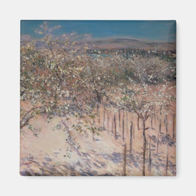 Orchard with Flowering Apple Trees, Colombes Magnet (Front)